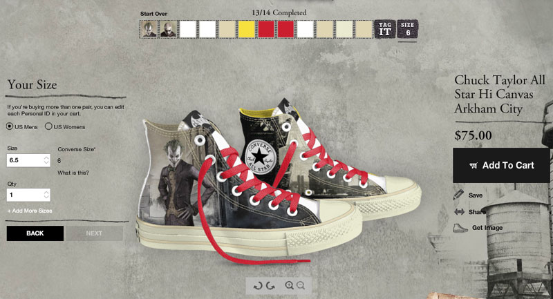 create my own converse