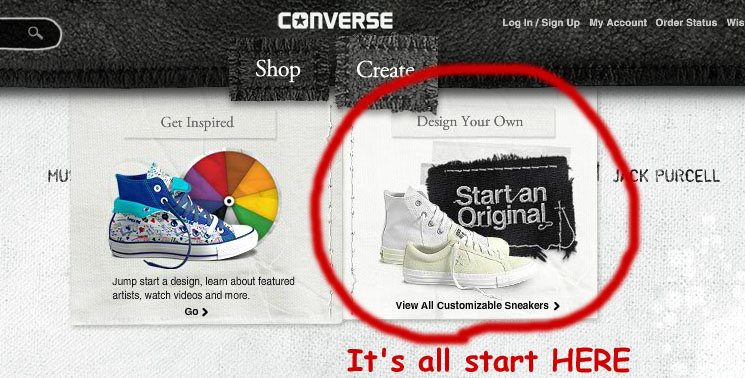 customize my own converse