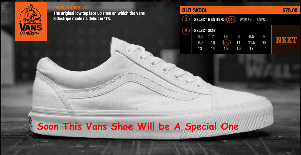 Design Your Own Vans Shoes | Design 