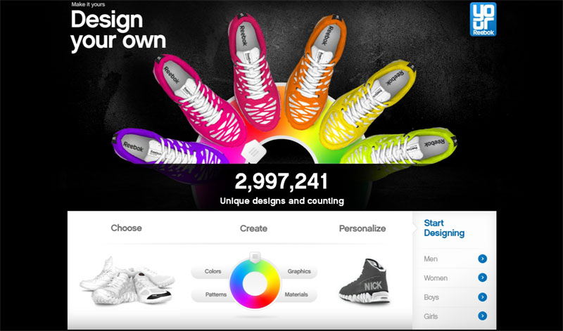 design your own reebok trainers uk