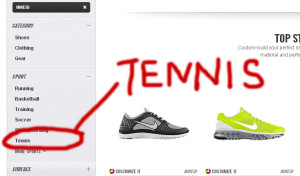 create tennis shoes