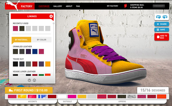 puma personalized shoes