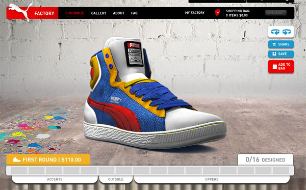 puma customizable shoes