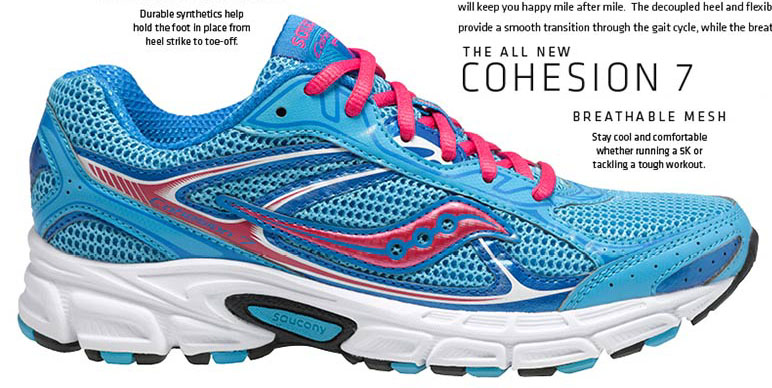 Saucony Cohesion 7 Women’s Running ShoesSaucony Cohesion 7 Women’s Running Shoes