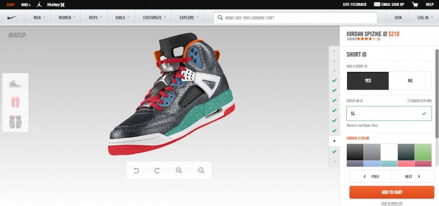 customize my own jordans online