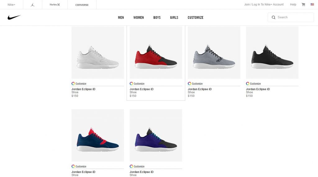 jordan customize website